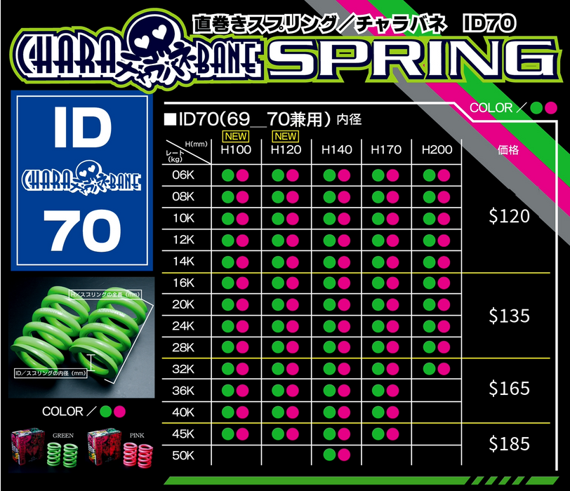 326POWER Charabane Springs - ID70 - H170