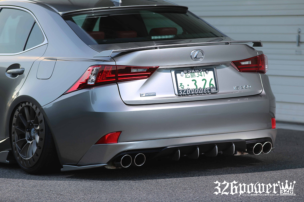326POWER 3D☆STAR Trunk Spoiler for Lexus IS250/IS300h/IS350