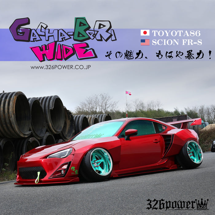 326POWER【がちゃバリWIDE】Gachabari Toyota GT86 Widebody Conversion