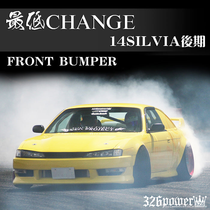 326POWER Change Nissan S14 Kouki Front Bumper